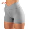 Buy cheap 210gsm Women'S High Waisted Biker Shorts Cross Waist Workout Yoga Shorts from wholesalers
