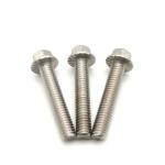 DIN 6921 10mm bolts Grade 8.8 Zinc Coated Stainless Steel serrated flange bolt