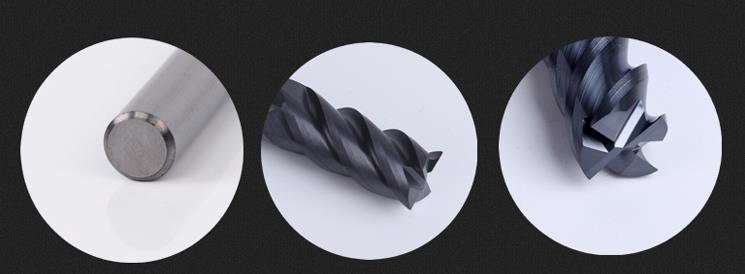 HRC 45 Solid Tungsten Carbide End Mill