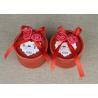 Buy cheap Custom Labeling Red Wedding Ribbon Mini Carboard Paper Cans Packaging from wholesalers