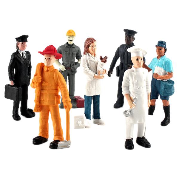 Buy cheap 7 PCS People At Work Model Toy Pretend Professionals Figurines Career Figures Individually from wholesalers
