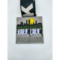Buy cheap 75mm Finisher Medals For 5k , Die Casting Personalised Running Medals product