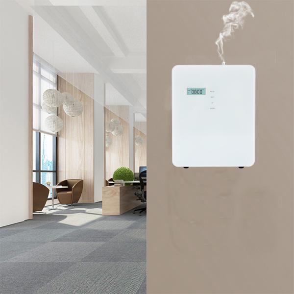 Buy cheap Customized Metal Hotel Aroma Scent Air Machine 500 Square Meter Wall Mounted White from wholesalers