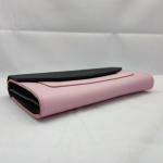 Black Pink Genuine Leather Sa Wallet for Women WA17