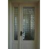 Buy cheap clear beveled decorative glass panel of patina caming from wholesalers