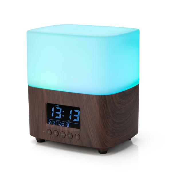 Buy cheap Household Wood Grain 300ML Essential Oil Diffuser Alarm Clock from wholesalers