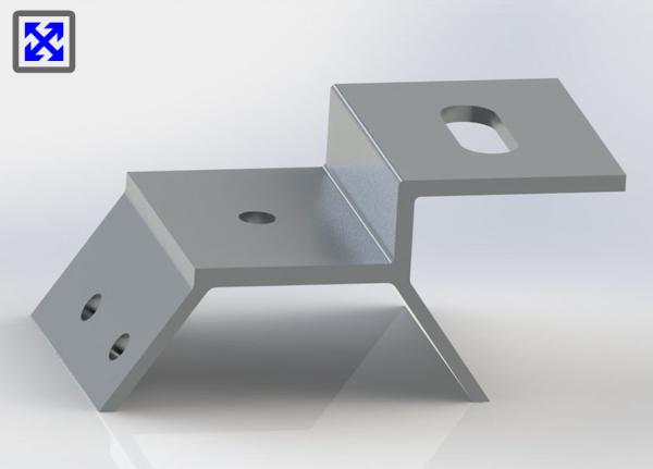 Buy cheap 6005 - T5 Silver Anodized Aluminum Profiles , Aluminium Frame Profile Roof Solar Mounting from wholesalers