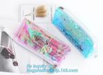 Vinyl Clear PVC Cosmetic Bag in Slider Zipper Toiletry Travel Packaging Bag, pvc