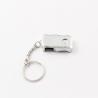 Buy cheap Keyring Inside Metal USB 3.0 Twist Shaped PCBA Fast Speed 256GB from wholesalers