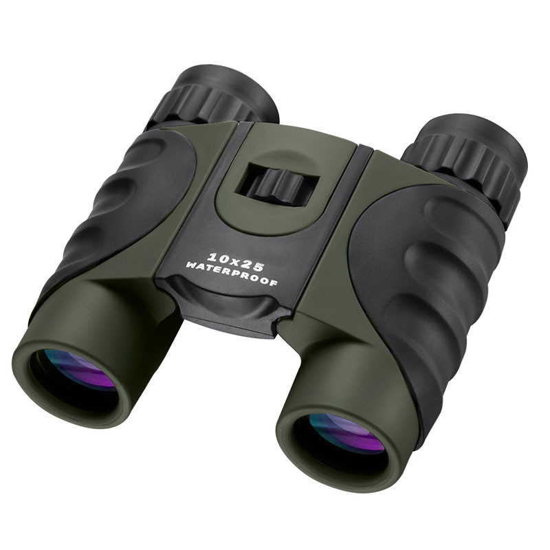 Pink 5.8 Degree Waterproof Fogproof Binoculars 25mm Objective Lens
