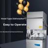 Buy cheap Canteen Commercial Kitchen Dishwasher 380V Stand Alone Dishwasher from wholesalers