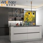 Resin Countertop Smart Island Cupboard Furniture for 2022 Modern Kitchen