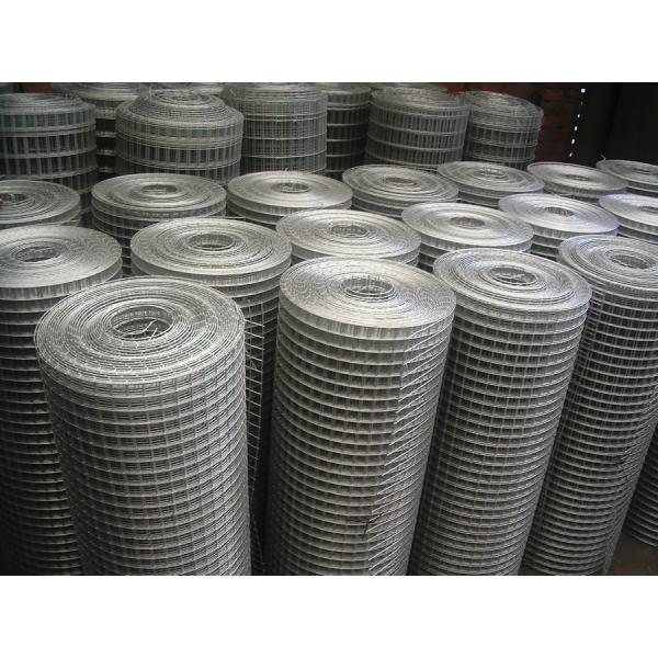 Galvanized / PVC Coated Welded Wire Mesh 19 Gauge 0.5-2m Width For Protecting