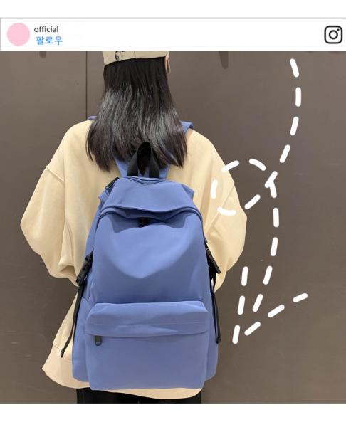 MALE BACKPACK FEMALE COLLEGE STUDENTS SIMPLE DESIGN SENSE NICHE COMPUTER BAG