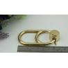 Buy cheap New style luxury bag accessories hardware light gold metal twist locks from wholesalers