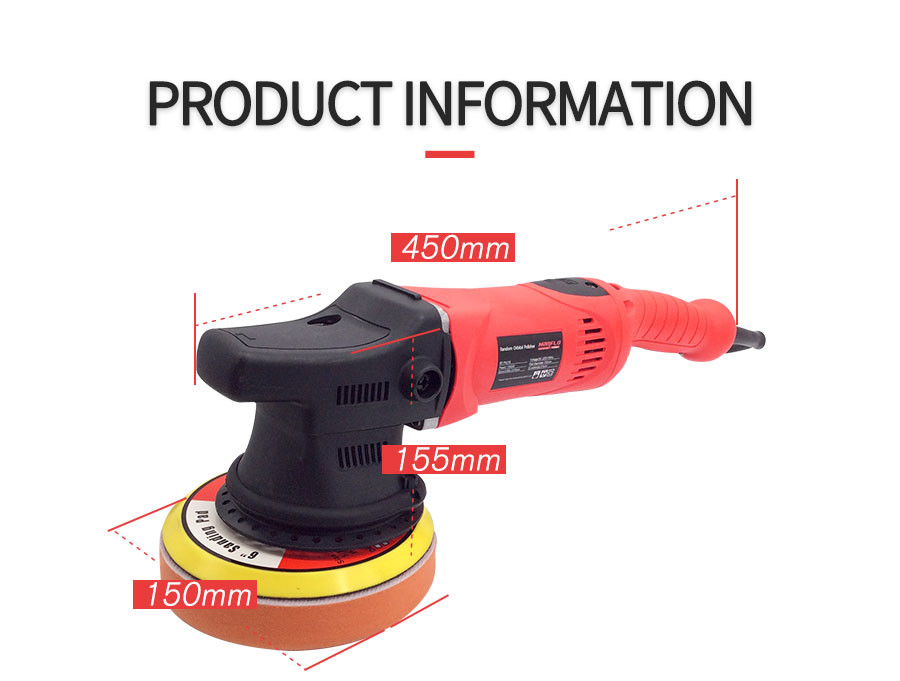 AC DA Dual Action Polisher For Car Detailing Customized Size