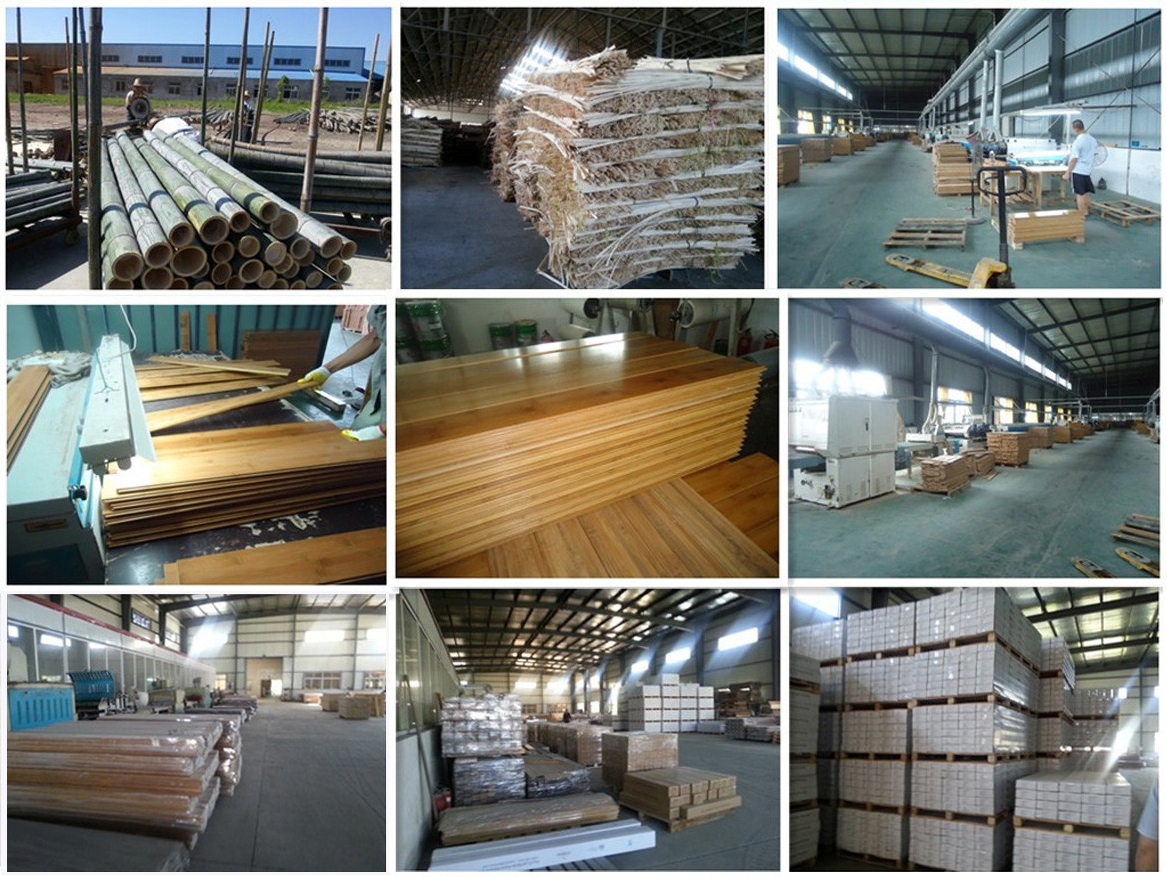 Carbonized Strand Woven Bamboo Parquet Flooring for Others Project Solutions Capability