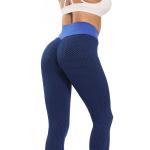 Honeycomb Textured Seamless Yoga Wear Anti Cellulite Tummy Control Leggings