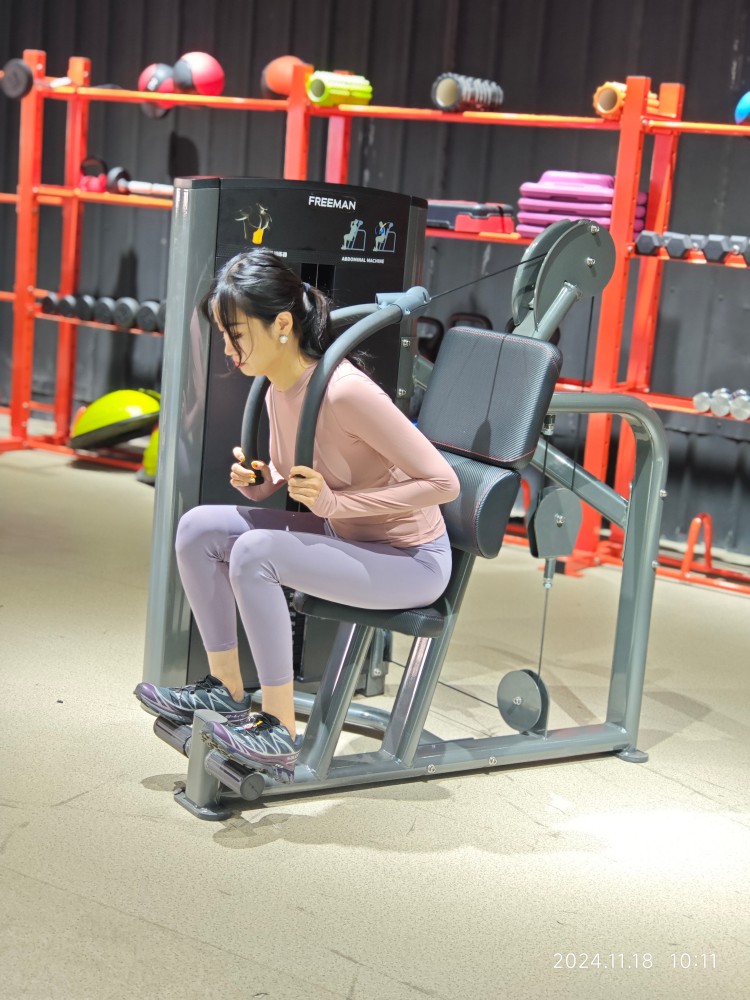 Abdominal Crunch Gym Station Multi-Function Single Station Machines for Ab/Back Workout