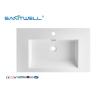 Buy cheap SWJ750 Bathroom Artificial Stone Basin Hotel Sanitary Ware Modern Design Styles Rectangle Shape Cabinet Basin from wholesalers