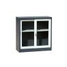 Buy cheap Glass Sliding Door Steel Office Cabinet With Cyber Lock from wholesalers