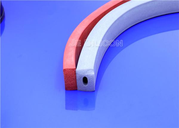Buy cheap Heat / Fuel Resistant Silicone Sponge Rubber Strips High Pressure Flexible Extrusion from wholesalers