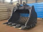 2.1M3 Excavator Sieve Bucket For 45Ton Excavator Tranch Cleaning Skeleton Bucket