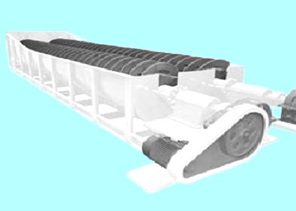 Buy cheap 2LSX1120 Sand Washing Machines 17.94t Grading Spiral Sand cleaner from wholesalers