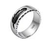 Buy cheap Mens Womens Simple Plain 925 Sterling Silver Feather Band Ring Finger Jewelry（XH051739W） from wholesalers