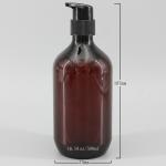 Shampoo Shower Gel 24mm 16oz Amber Shampoo Dispenser