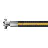 Buy cheap Tensile Textile Cord Corrugated Black Synthetic Rubber Industrial Flow Hose 85bar from wholesalers