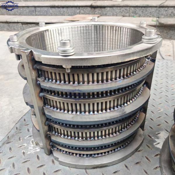 Buy cheap 25 Micron Stainless Steel Wedge Wire Mesh Screen Slot Screen Wedge Wire Filter Tube from wholesalers