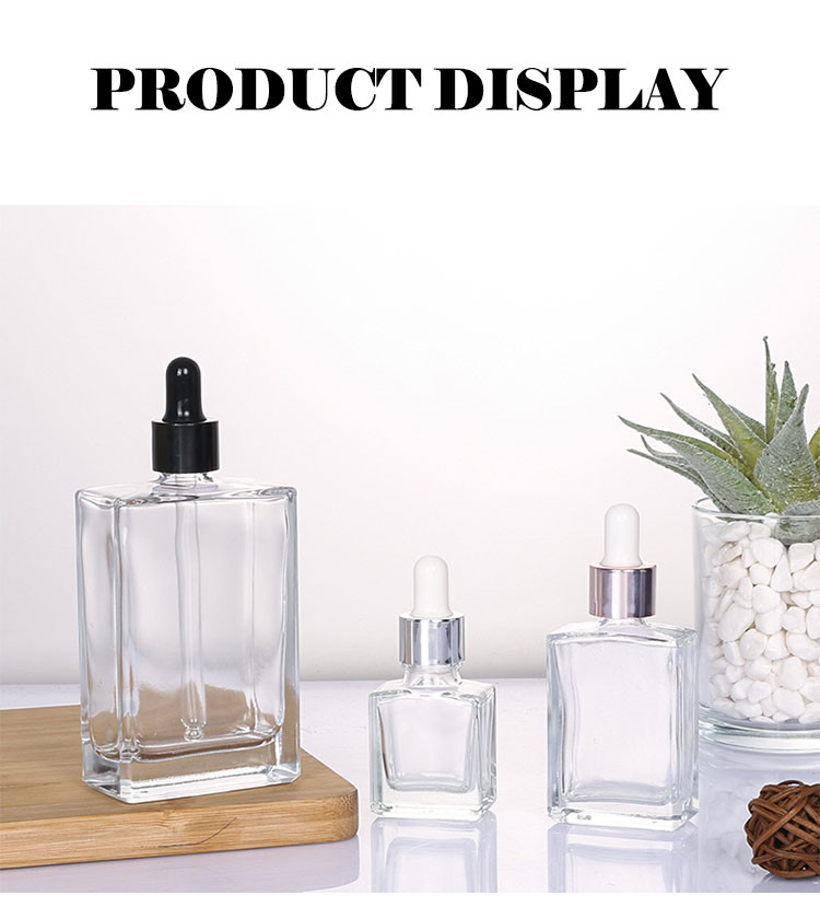 Customized Closure and Color 20g 30g 50g Dropper Bottle for Essential Oil Perfume