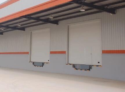 Polyurethane Foam Overhead Sectional Door High Speed Excellent Insulation Rapid