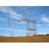 Buy cheap 400KV double circuit transmission line steel tower from wholesalers