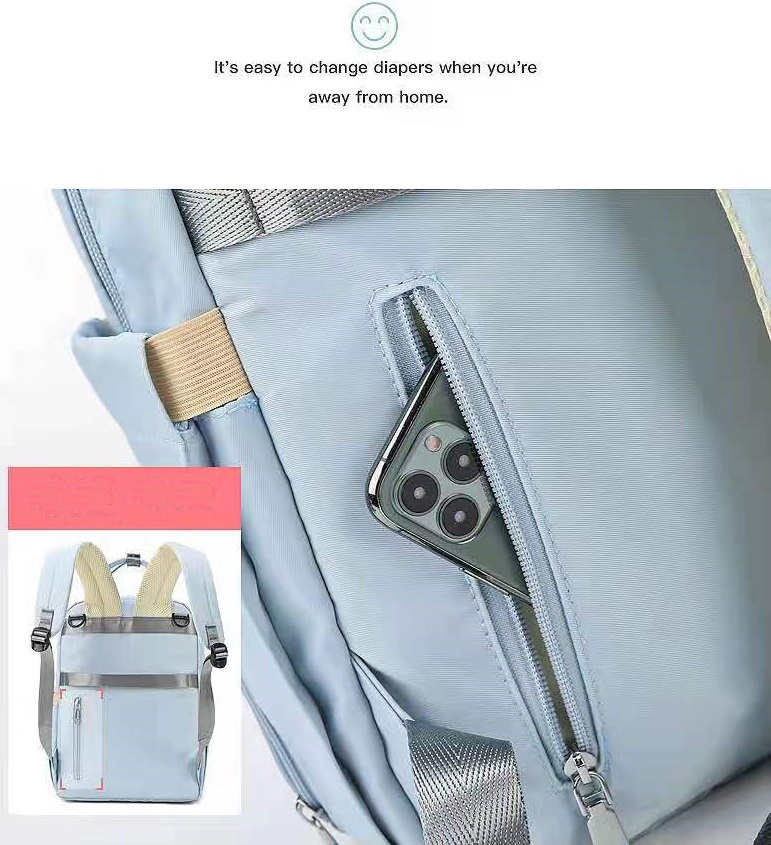 Fashion Outdoor Waterproof Mommy Diaper Bag Mami Diaper Bags For Infants
