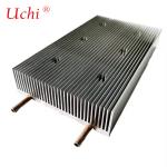 Water Cold Plate Heat Sink Embedded Copper Tubes Water Cooling Heatsink 120(W)