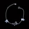 Buy cheap Real Silver 925 Ball Chain Jewelry Enamel Style Bracelet Custom Color from wholesalers