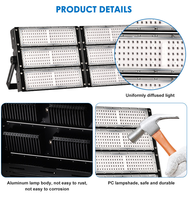 LED Modular Flood Light With SMD 2835/3030 Chip