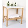 Buy cheap 100% Natural Bamboo Vanity Cabinet Sink Unit Small Furniture Custom from wholesalers