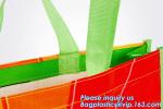 Eco Friendly Tote Shopping Carry Fabric PP Laminated Recyclable Woven Bag,