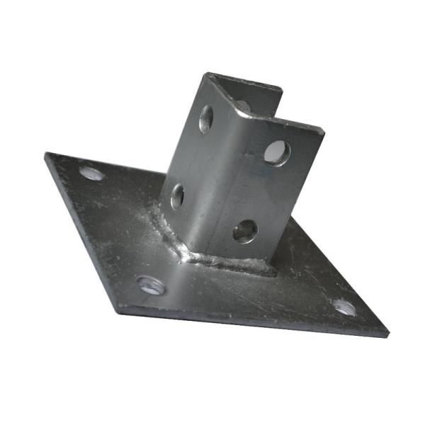Buy cheap 10 Ft Corrosion Resistant Steel Strut Channel Base with Zinc Plated Finish from wholesalers