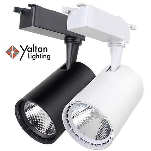 Buy cheap 12W 20W 30W 40W Focus Lamp Retail Spot Fixtures Surface Mounted Spotlights Linear Magnetic Rail COB Led Track Light from wholesalers