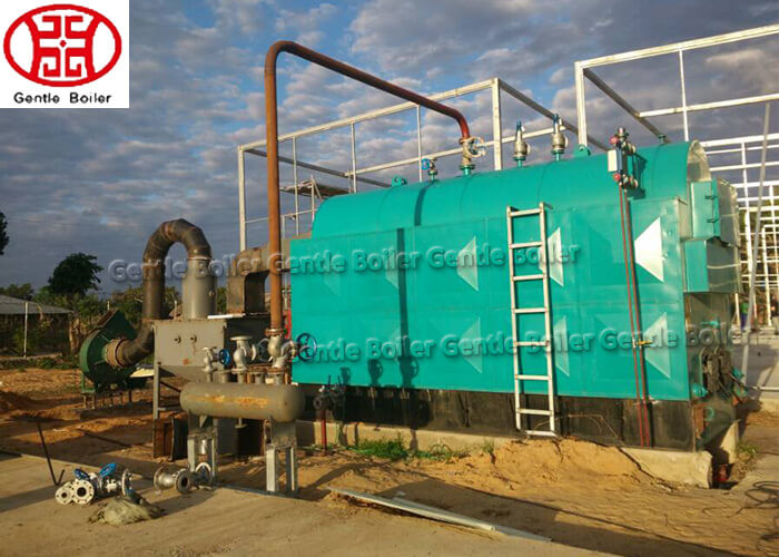 Industrial Manual Coal Burning Steam Boiler DZH Series 1 - 6 T/H Natural Circulation