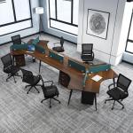 Office Work Station Desk Furniture 6 Person Workstation Table for Cubicles and