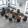 Buy cheap Office Work Station Desk Furniture 6 Person Workstation Table for Cubicles and Offices from wholesalers