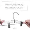 Buy cheap Thickening Metal Cloth Hanger 14 Inches Metal Pant Hangers With Clips from wholesalers