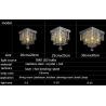 Buy cheap Crystal Led Ceiling Square Lamp for Corridor Ladder Entrance Chandelier(WH-CA-93) from wholesalers