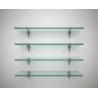 Buy cheap Modern Grey Extra Clear Frosted Polished Glass Shelves with Flat Polished Edge 8mm 10mm from wholesalers