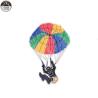 Buy cheap Colorful Personalised Embroidered Badges , Parachute Chenille Embroidery Patches from wholesalers
